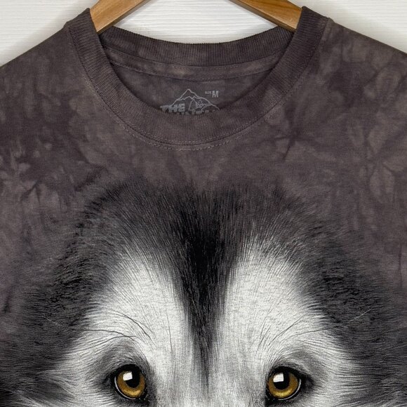 The Mountain Husky Dog Large Graphic Tie Dye Tshirt Vincent Hie 2013 Size Medium - Picture 2 of 7